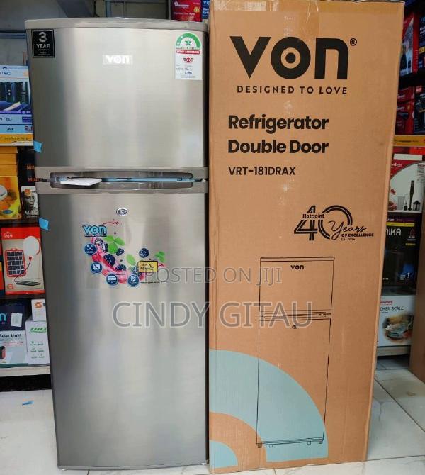 Von 181litres Double Door Fridge