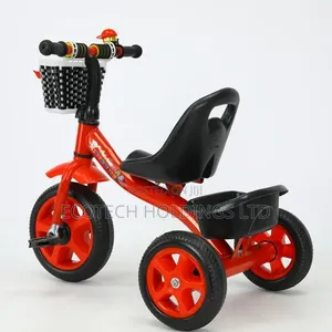 Generic Red Kids Tricycle With Basket Kt4