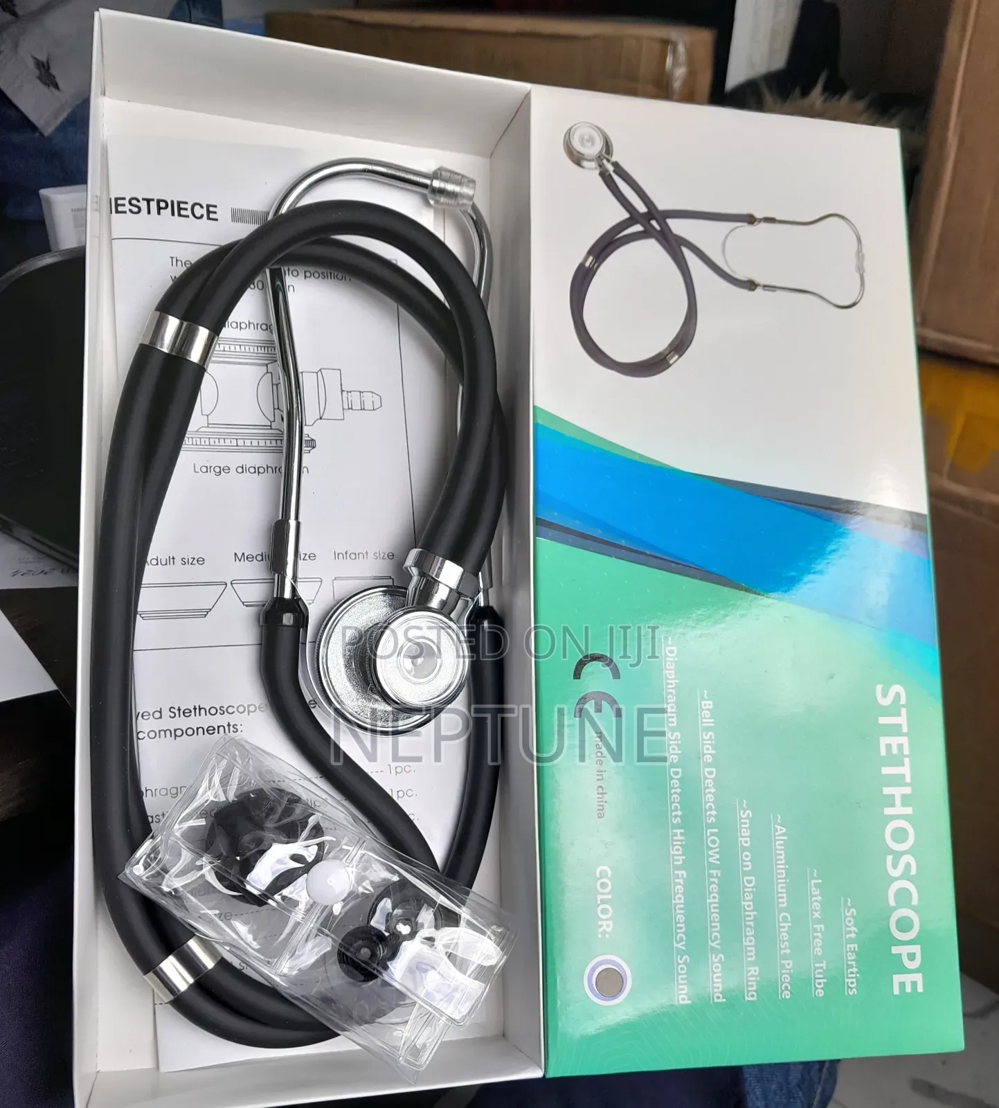 Double Tube,Double Barrel Stethoscope