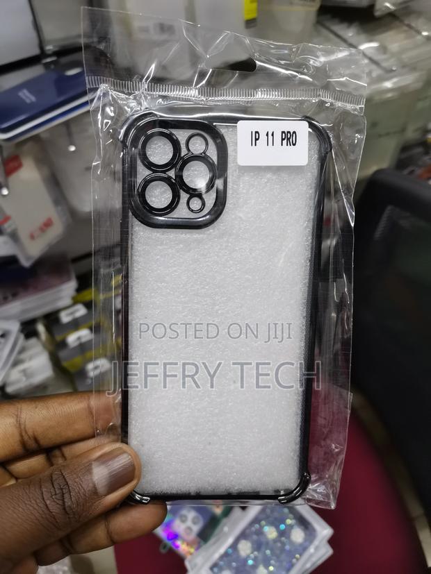 iPhone 11 Pro Clear Silicone Tranparent With Black Edge - main view