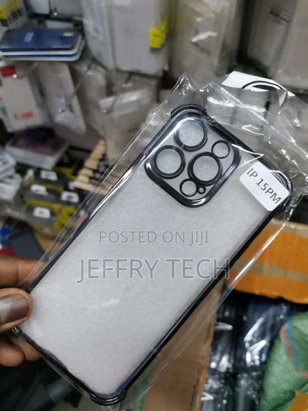 Phone Case for iPhone 15 Pro Max Cover -Black Edge - thumbnail 3