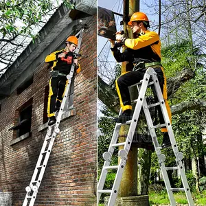 Multi-purpose Aluminium Ladder 4 X 3 Steps Folding Ladder