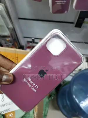 iPhone 13 Case Soft Silicone Shockproof Phone Case-Maroon