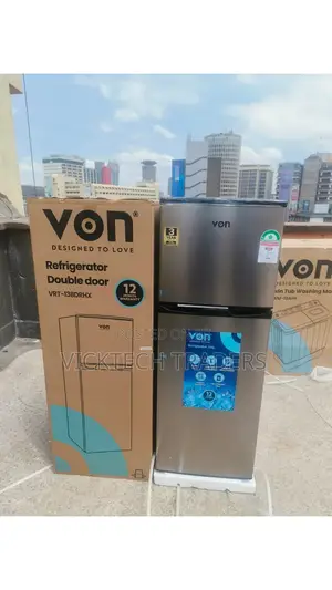 VON VRT-138 Litres Double Door Refrigerator