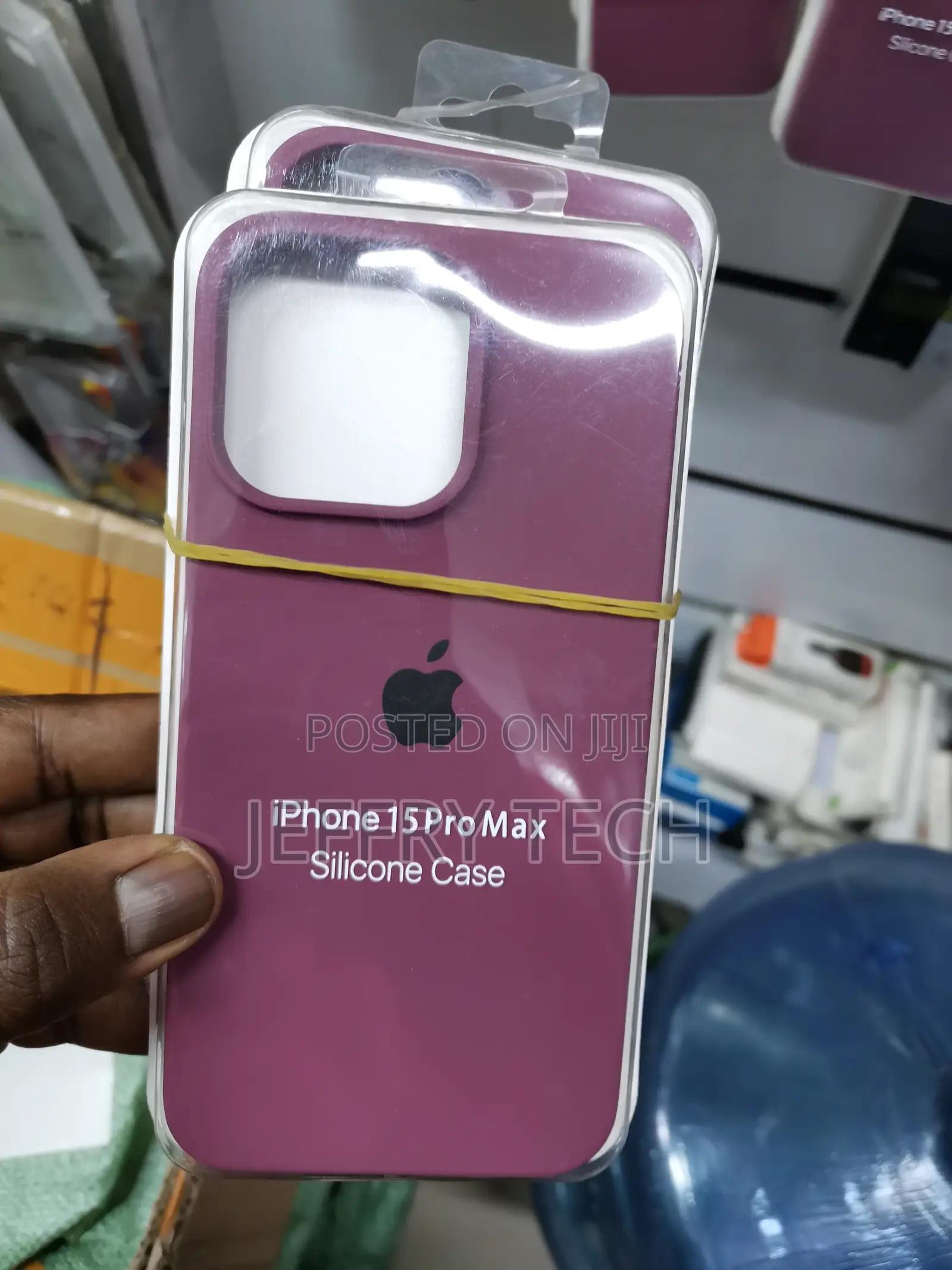 Silicone Case for Apple iPhone iPhone 15 Pro Max-Maroon