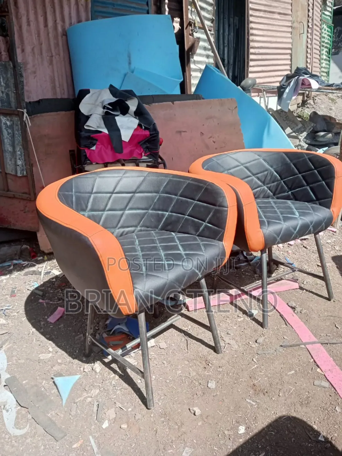 Orange Black Styling Seats