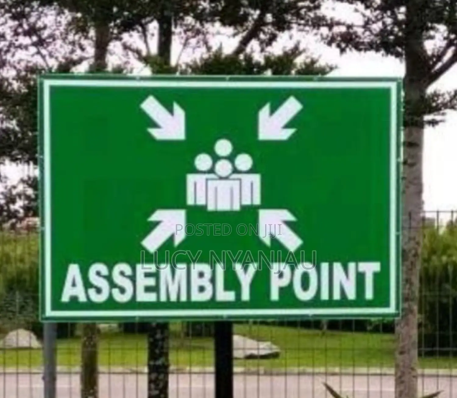 Sign Post,Fire Assembly