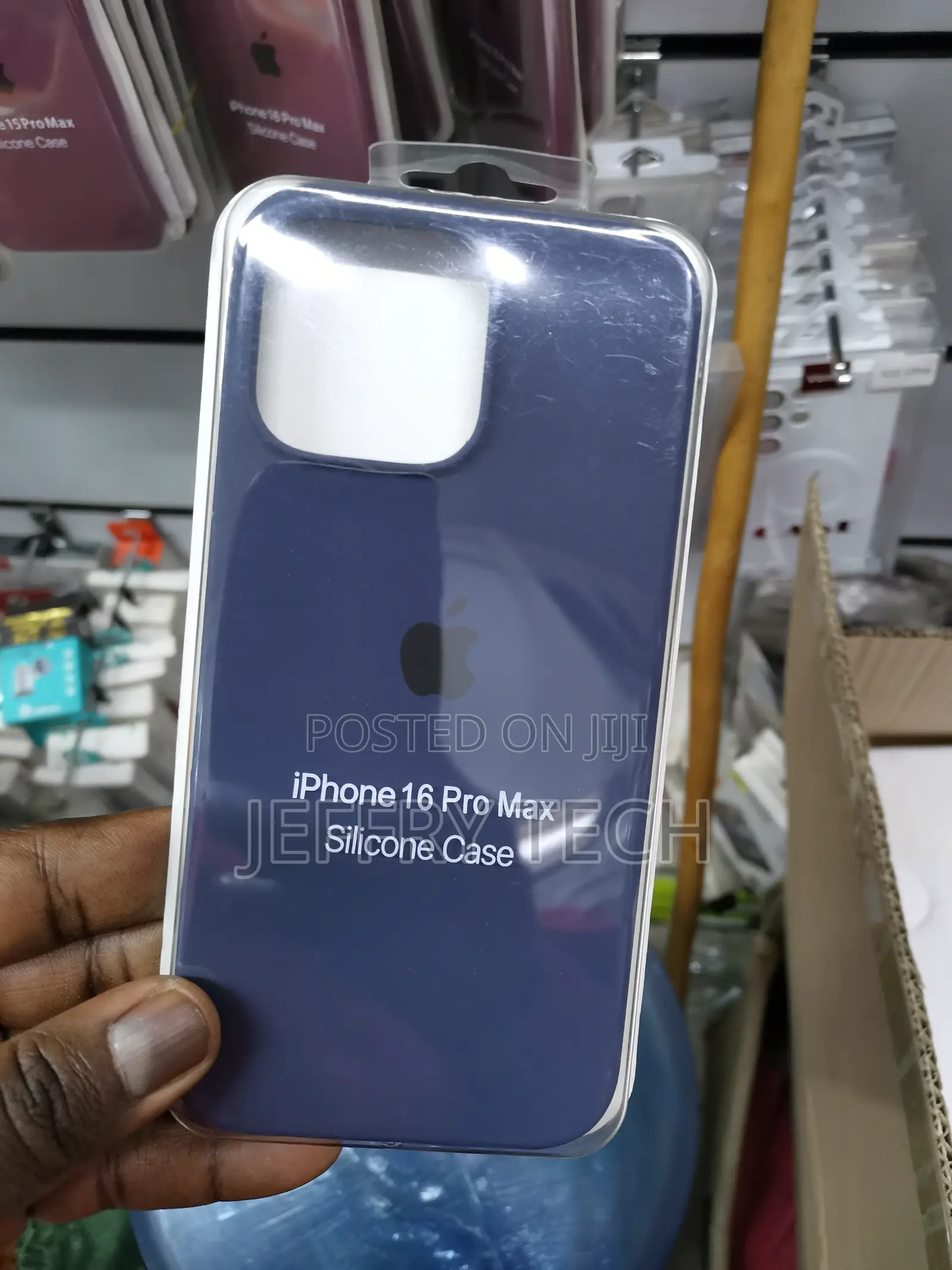 iPhone 16 Pro Max Case Soft Silicone Shockproof Case- Blue