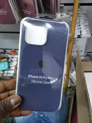 iPhone 16 Pro Max Case Soft Silicone Shockproof Case- Blue
