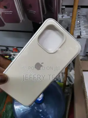 Silicone Case for Apple iPhone 15 Pro Max -Beige