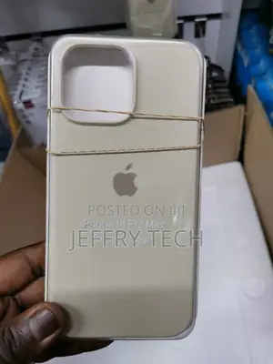 Silicone Case for iPhone 16 Pro Max Drop Protection-Beige