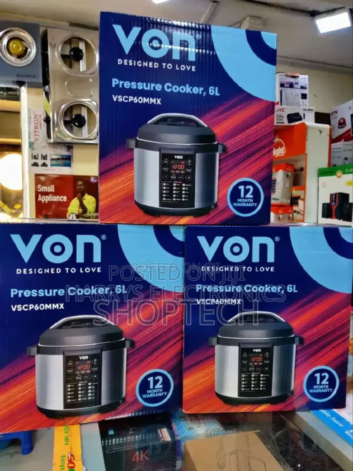 6 Litres Von Electric Pressure Cooker