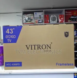 Vitron 4388fs 43" Frameless Smart Android Tv Television
