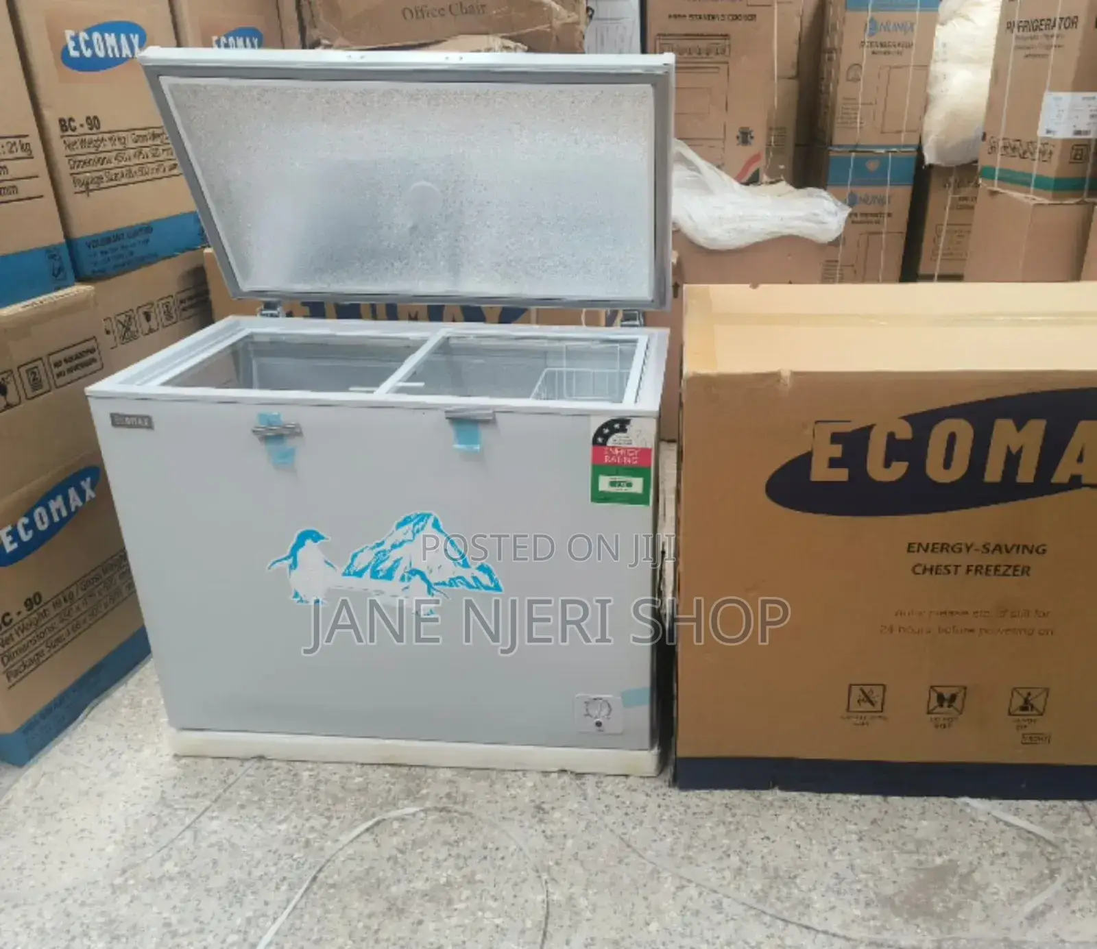 Ecomax 219 Litres Chest Freezer E/219l