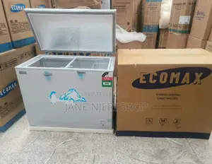 Silver Ecomax 219 Litres Chest Deep Freezer E/219l