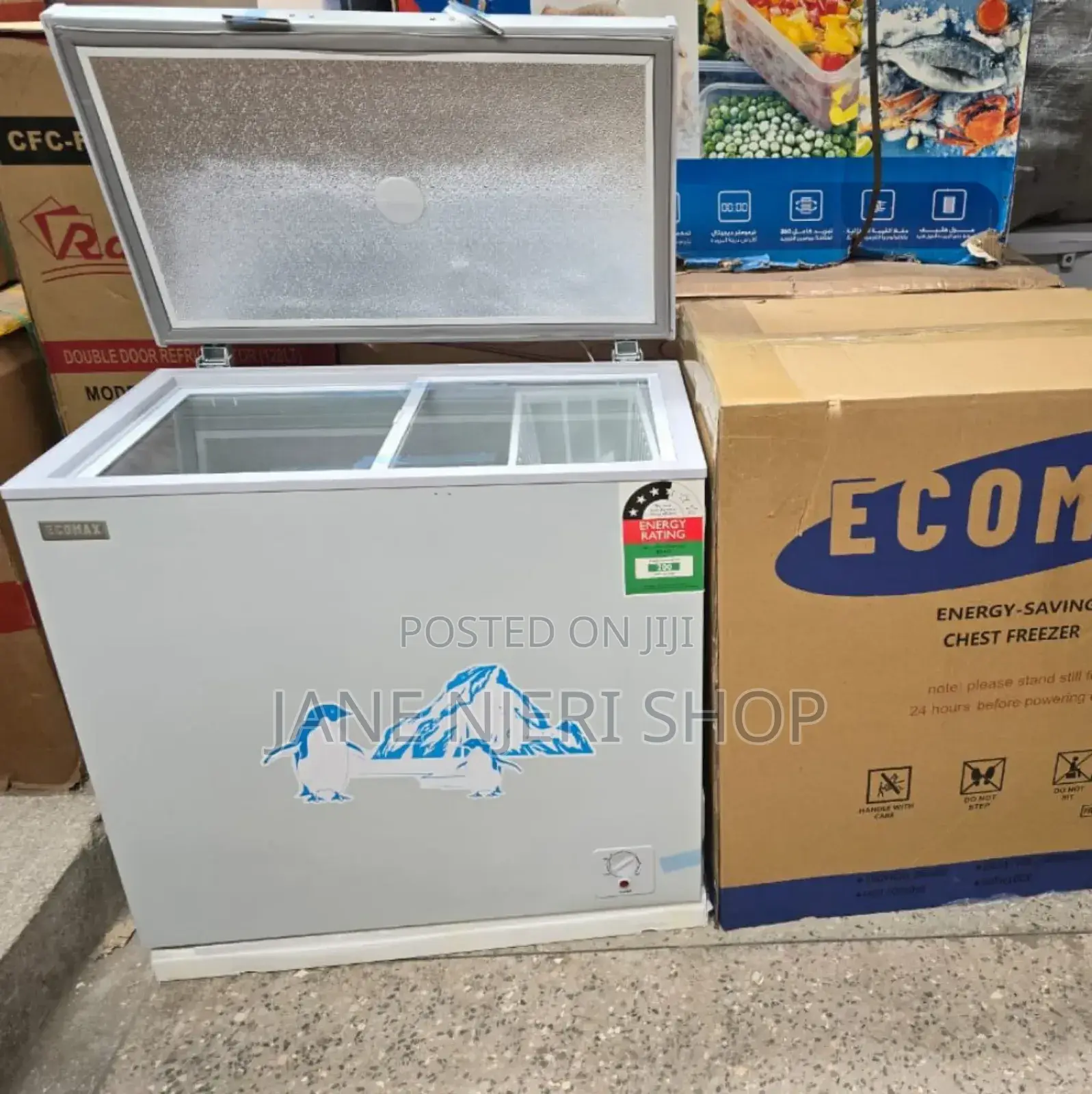 169 Litres Ecomax Chest Deep Freezer E/169l Neeww