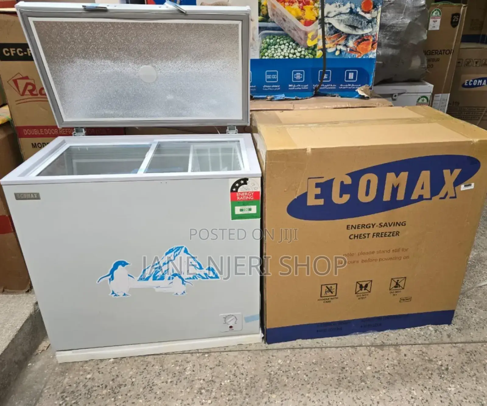 169 Litres Ecomax Chest Freezer E/169l