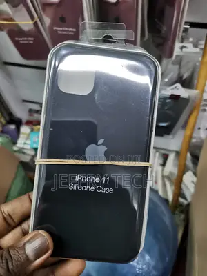 iPhone 11 Case Silicone Soft Anti-Scratch Phone Case-Black