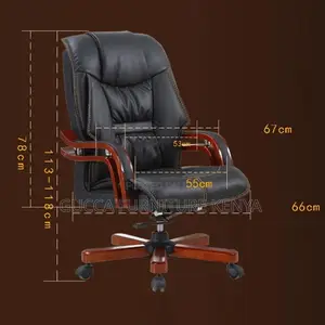 Office Chairs: PU Leather High Back Executive Office Chair