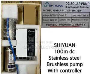 Shiyuan Brushless DC Submersible Water Booster 100m,2200w
