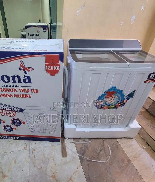 Icona 12.5kgs Twin Washing Machine LWM/12.5KG - main view