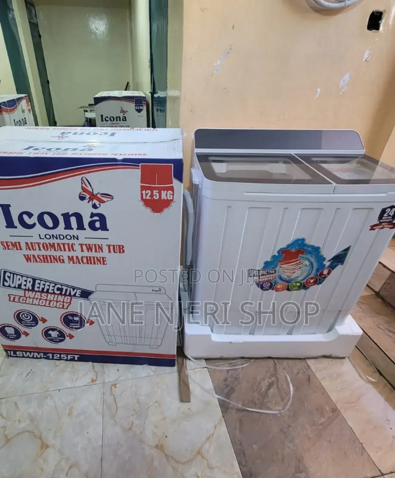 Icona 12.5kgs Washing Machine LWM/12.5KG