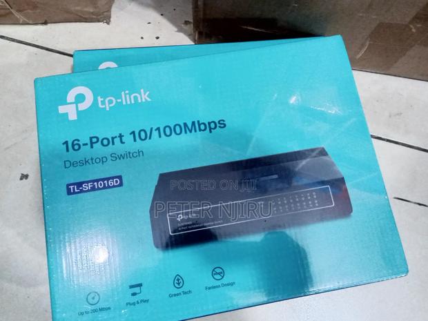 TP Link TL-SF1016D 16-Port 10/100mbps Desktop Switch - main view