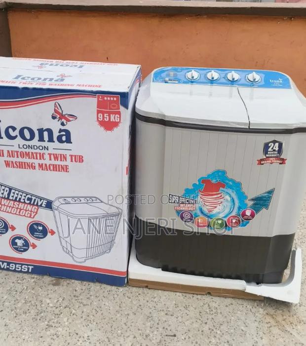 9.5kgs Icona Washing Machine LWM/9.5KG