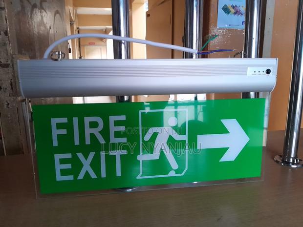 Led Electric Fire Exit Sign - main view