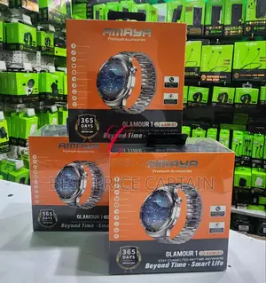 Amaya ASW-01 Glamour 1 Silver *Metallic* Smart Watch