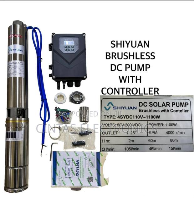 Shiyuan Brushless DC Submersible Water Pump 80m,1100w