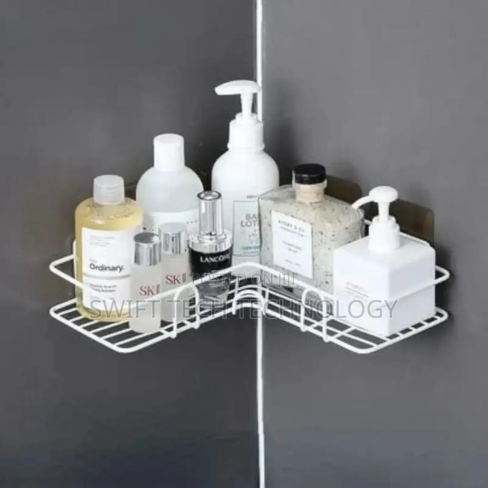 Corner Shelf / Bathroom Corner Shelf With Stickers