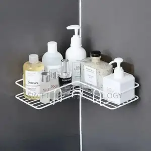 Corner Shelf / Bathroom Corner Shelf With Stickers