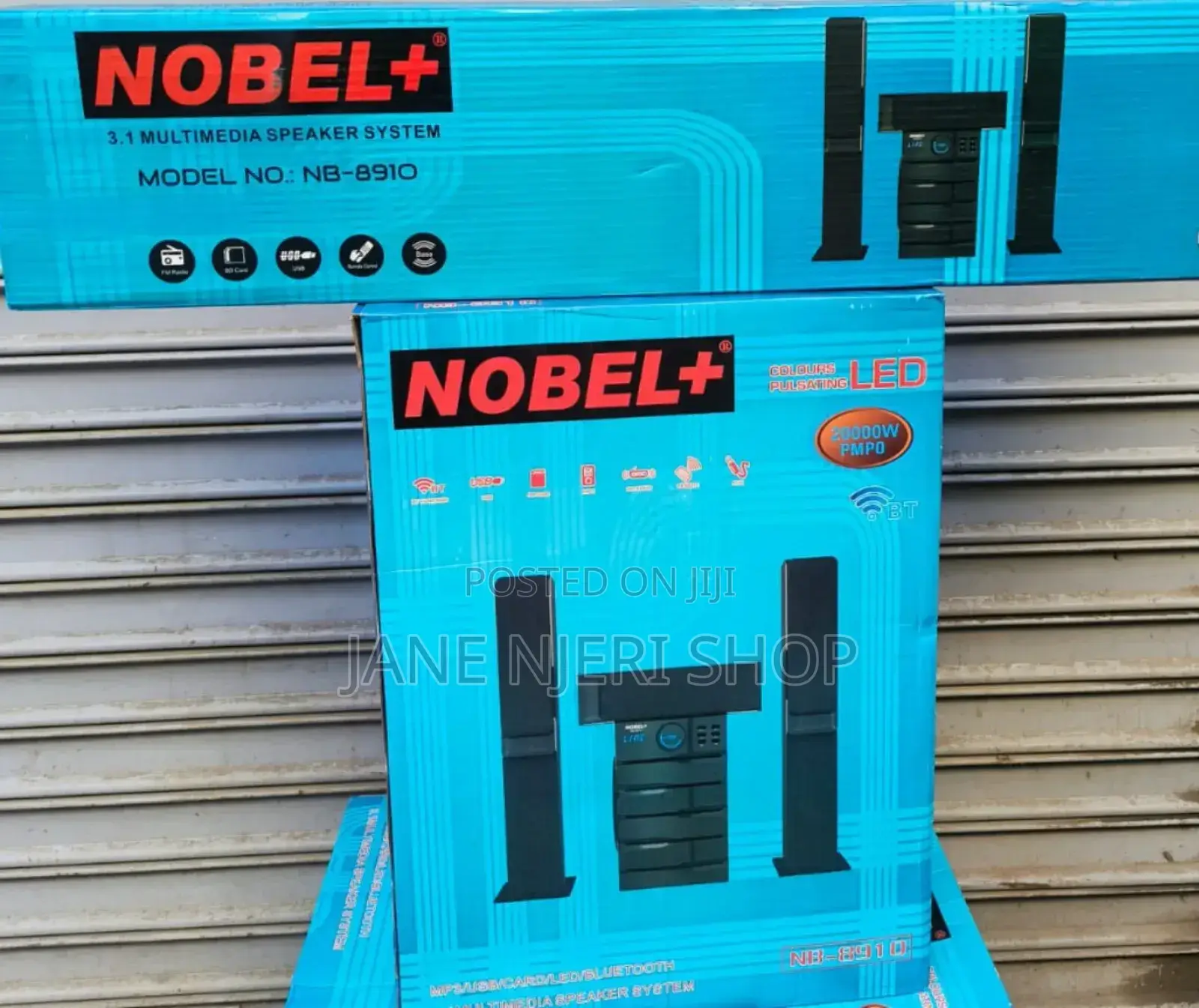 3.1 Nobel Nb-8910 Home Theater Multimedia Speaker System N/M