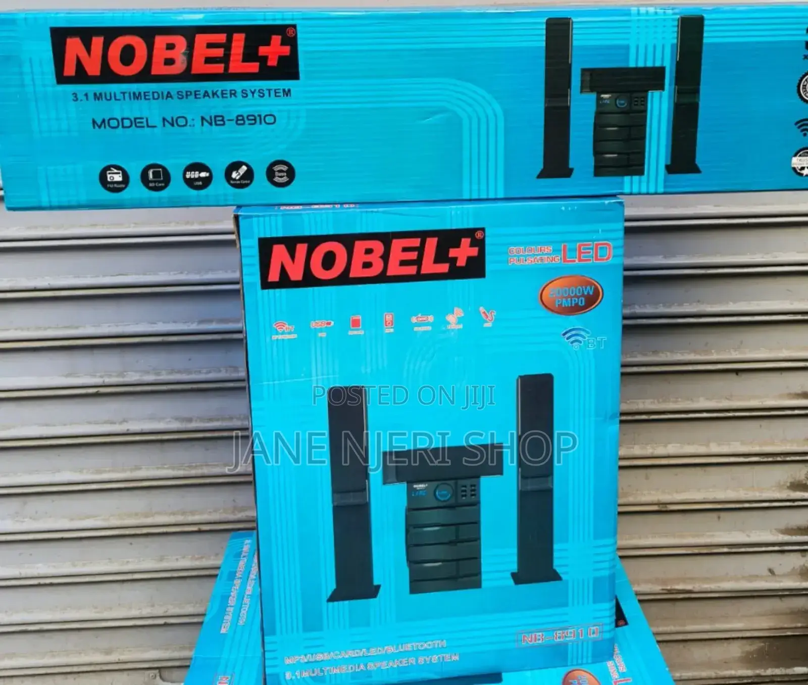 Black 3.1 Nobel Home Theater Multimedia Speaker System N/M