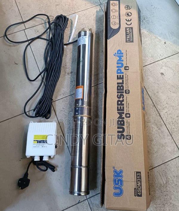 USK Submersible Water Pump 0.5hp,50m Head