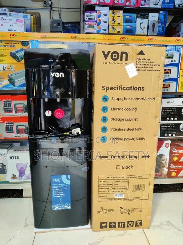 Von Black 3 Taps Dispenser - main view
