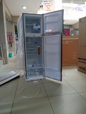 Mika Fridge, 255l, 2 Door (Frost Free), Dark Silver