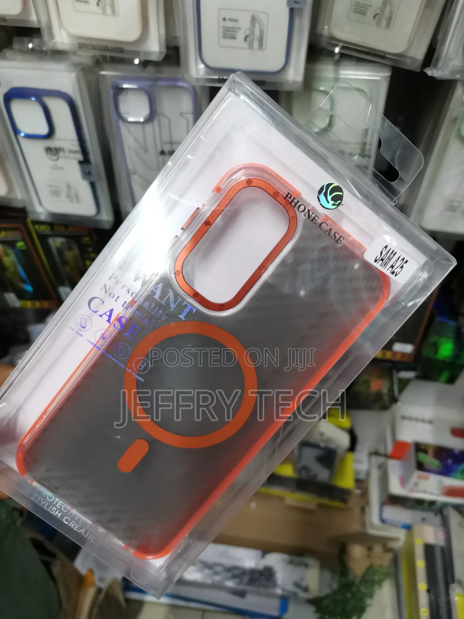 Samsung Galaxy A25 Case With Magsafe,Metalic Camera Frame
