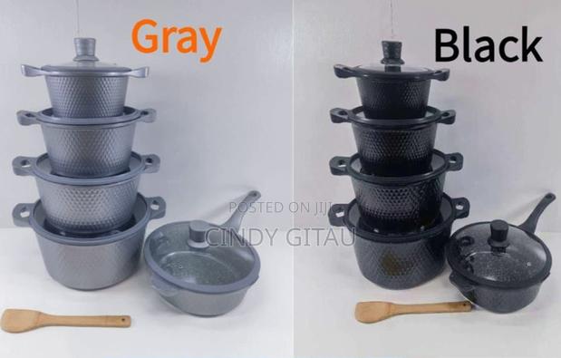 Bosch 11pc Cookware With Silicone Lid Covers