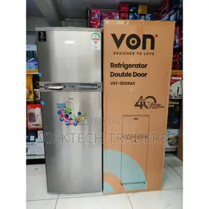 Fridge/Von Double Door 181litres Direct Cool
