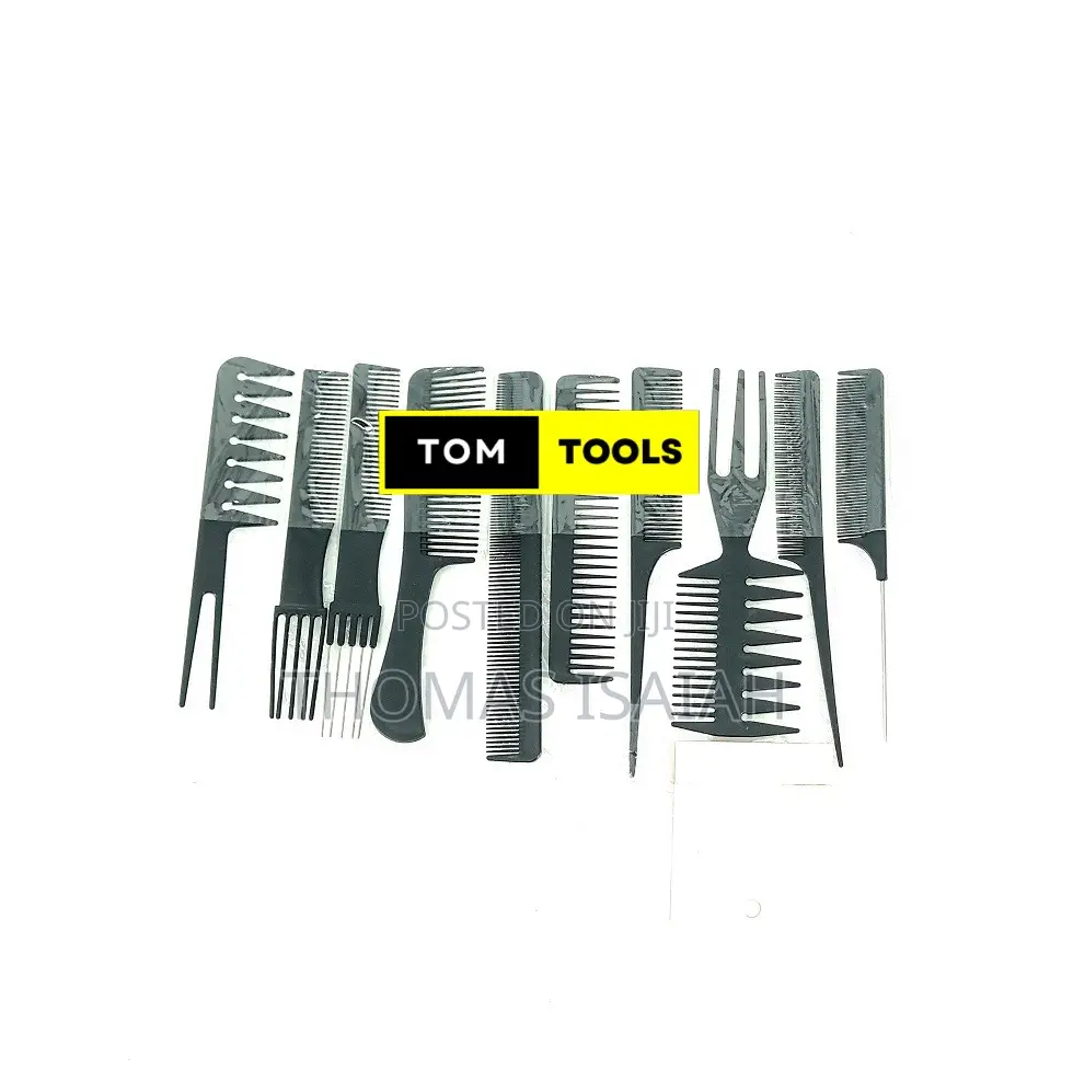 10PCS Professional Variety Styling Comb Set