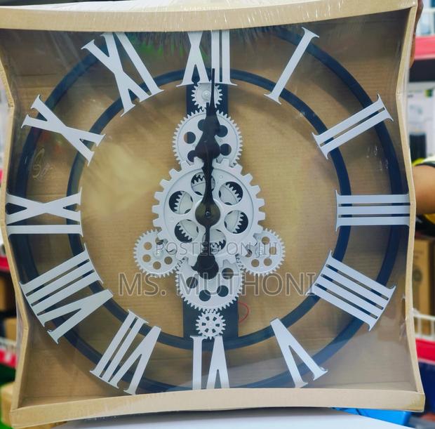4 Gear Roman Vintage Wall Clock: - main view