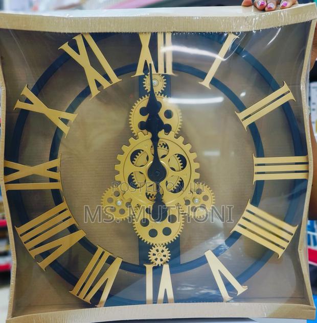 4 Gear Roman Vintage Wall Clock:- - main view