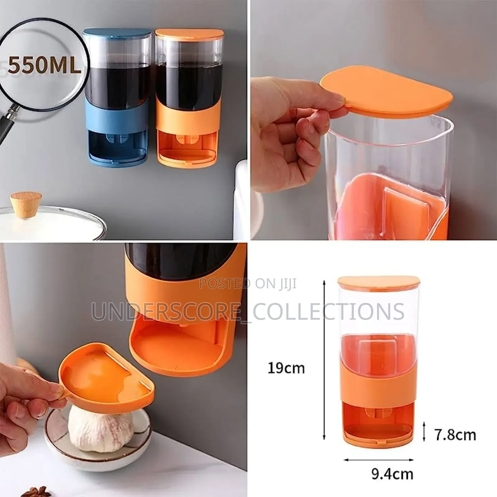 Mounted Oil Seasoning Pot