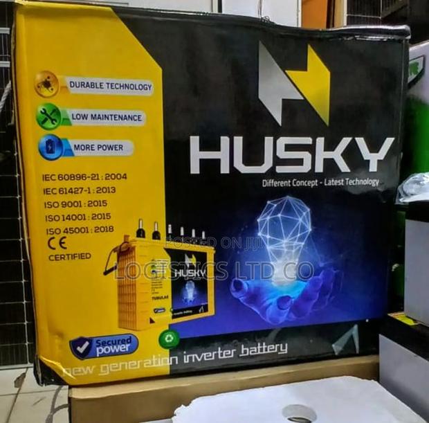 250 Ah Husky Tall Turbular Battery - main view