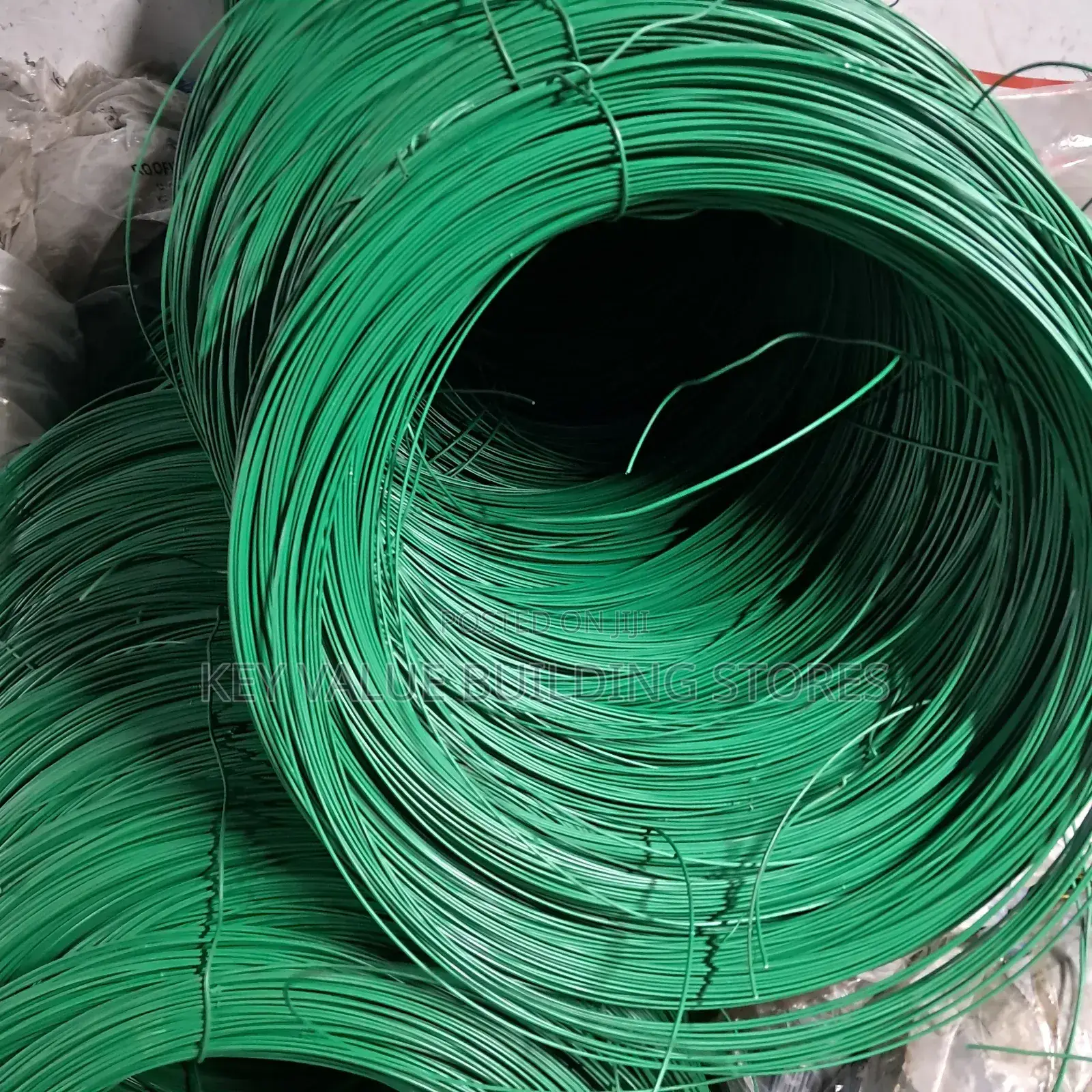 Green Coated PVC Wire