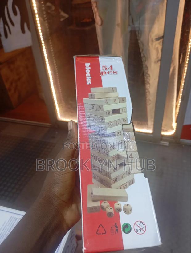 Jenga Wooden Block Tower Game * 54 PCS Jenga Block Game - main view