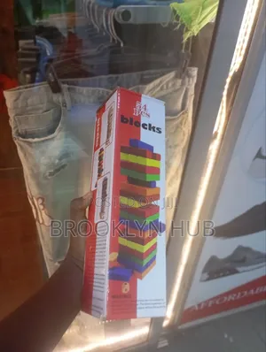 Jenga Wooden Block Tower Game * 54 PCS Jenga Block Game