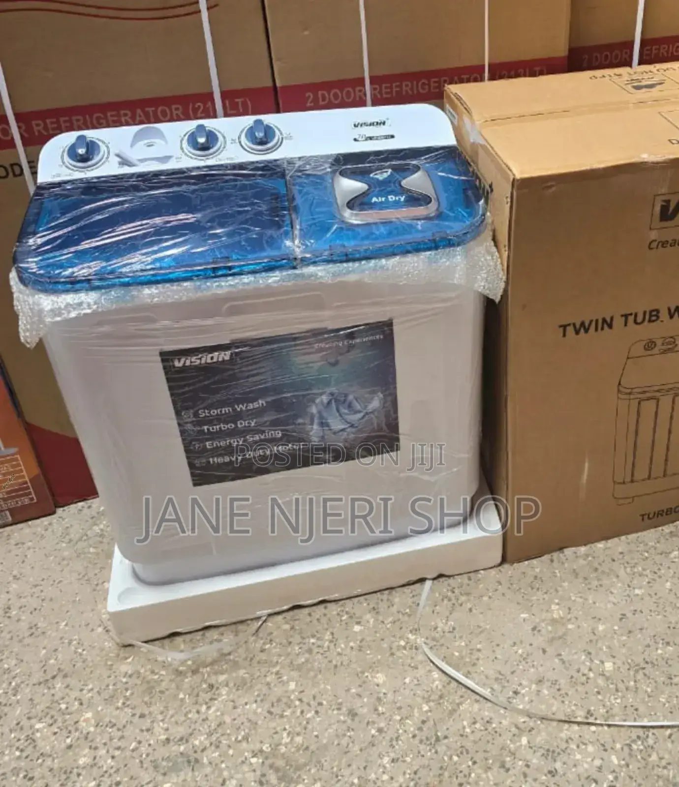 Vision 7kgs Twin Washing Machine v/N7kg